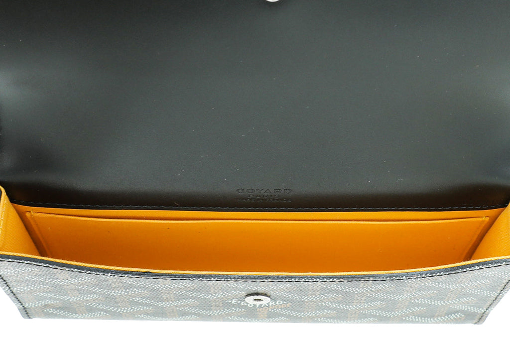 Goyard Black Goyardine Monte Carlo Mini Case