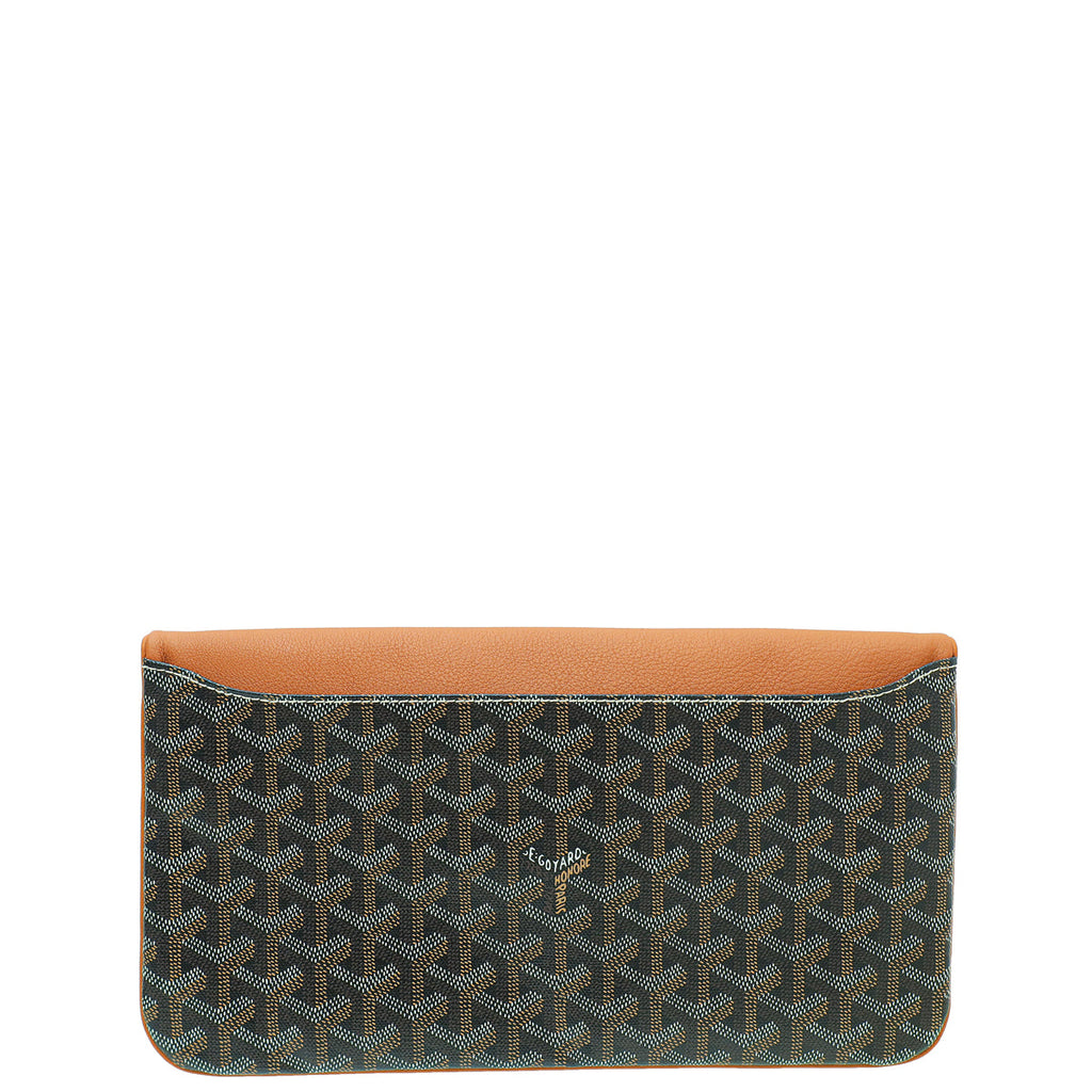 Goyard Bicolor Goyardine Sainte Marie MM Soft Clutch