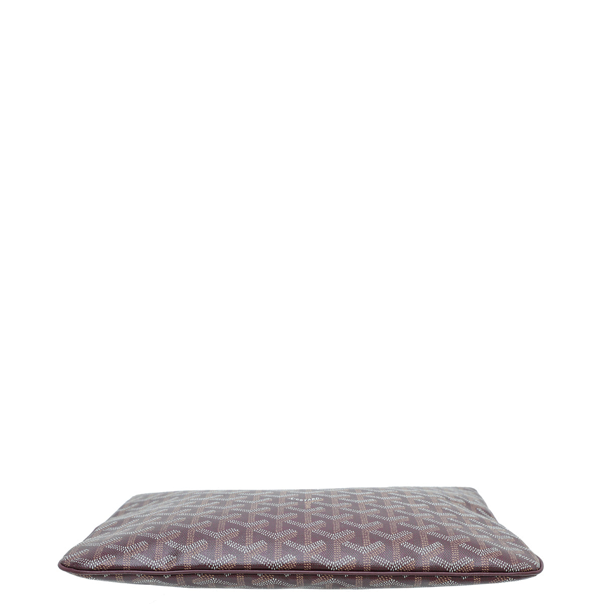 Goyard Burgundy Goyardine Senat MM Pouch