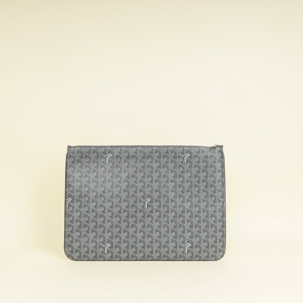 Goyard Gray Goyardine Senat MGM Pouch