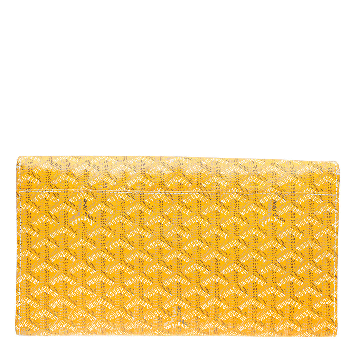 Goyard Yellow Goyardine Monte Carlo Clutch