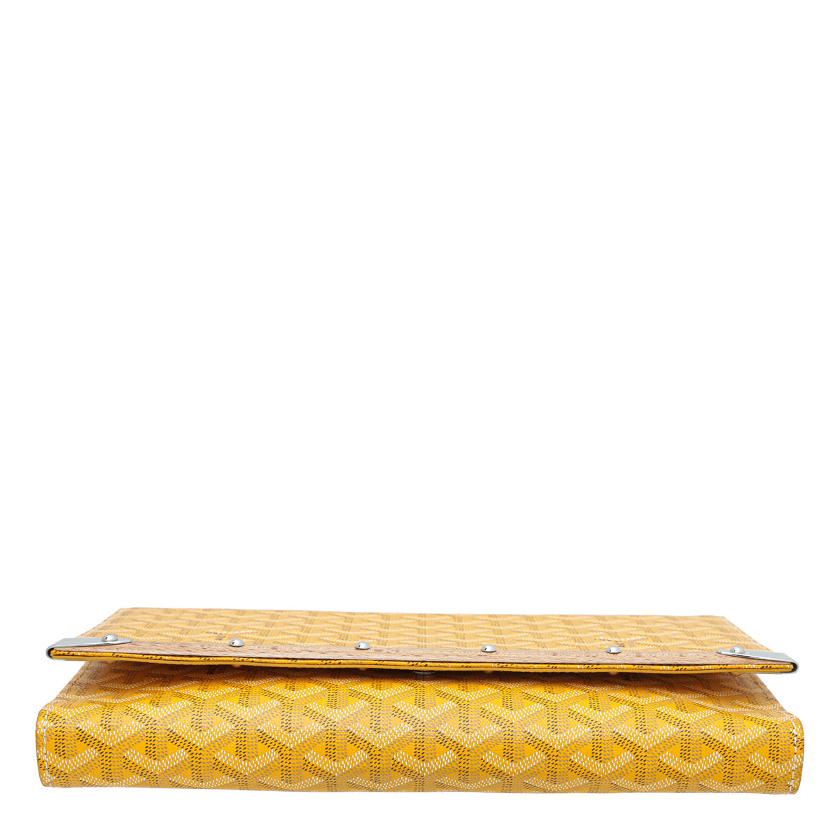 Goyard Yellow Goyardine Monte Carlo Clutch