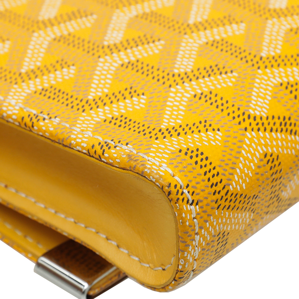 Goyard Yellow Goyardine Monte Carlo Clutch