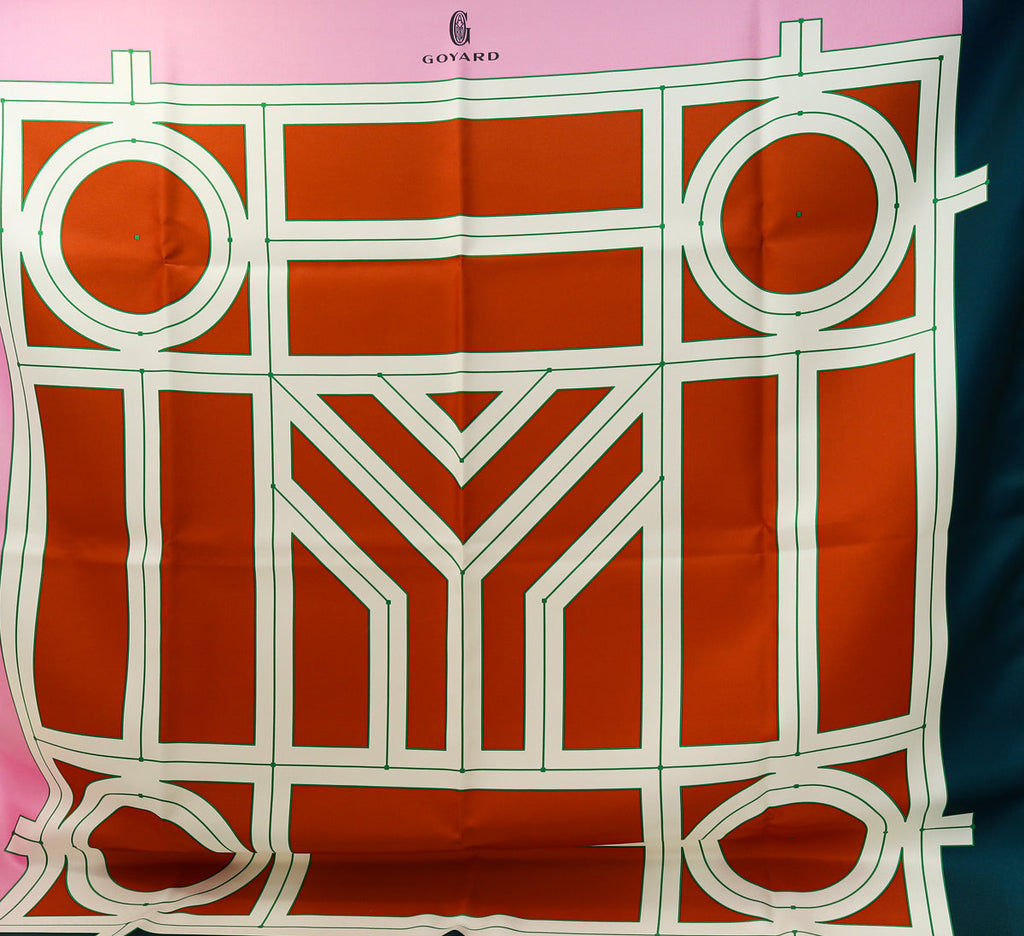 Goyard Bicolor .4 Silk Scarf