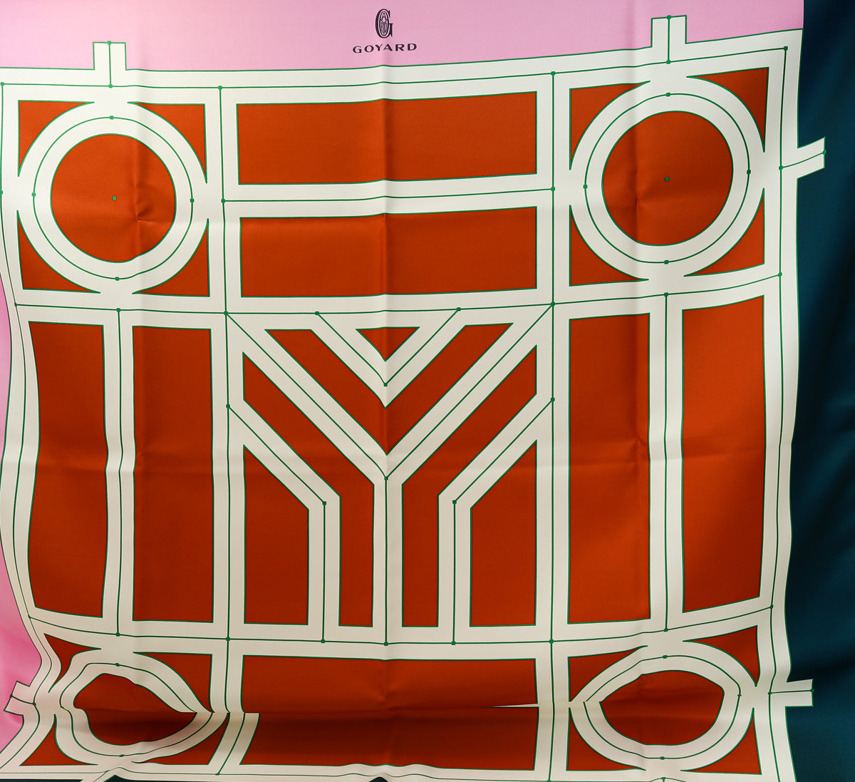 Goyard Bicolor .4 Silk Scarf