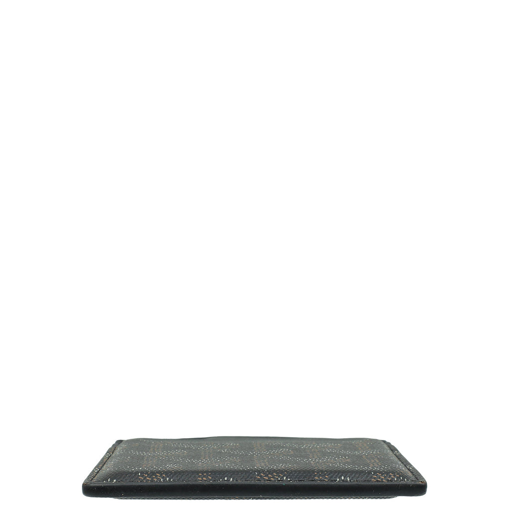 Goyard Black Goyardine Saint Sulpice Card Holder
