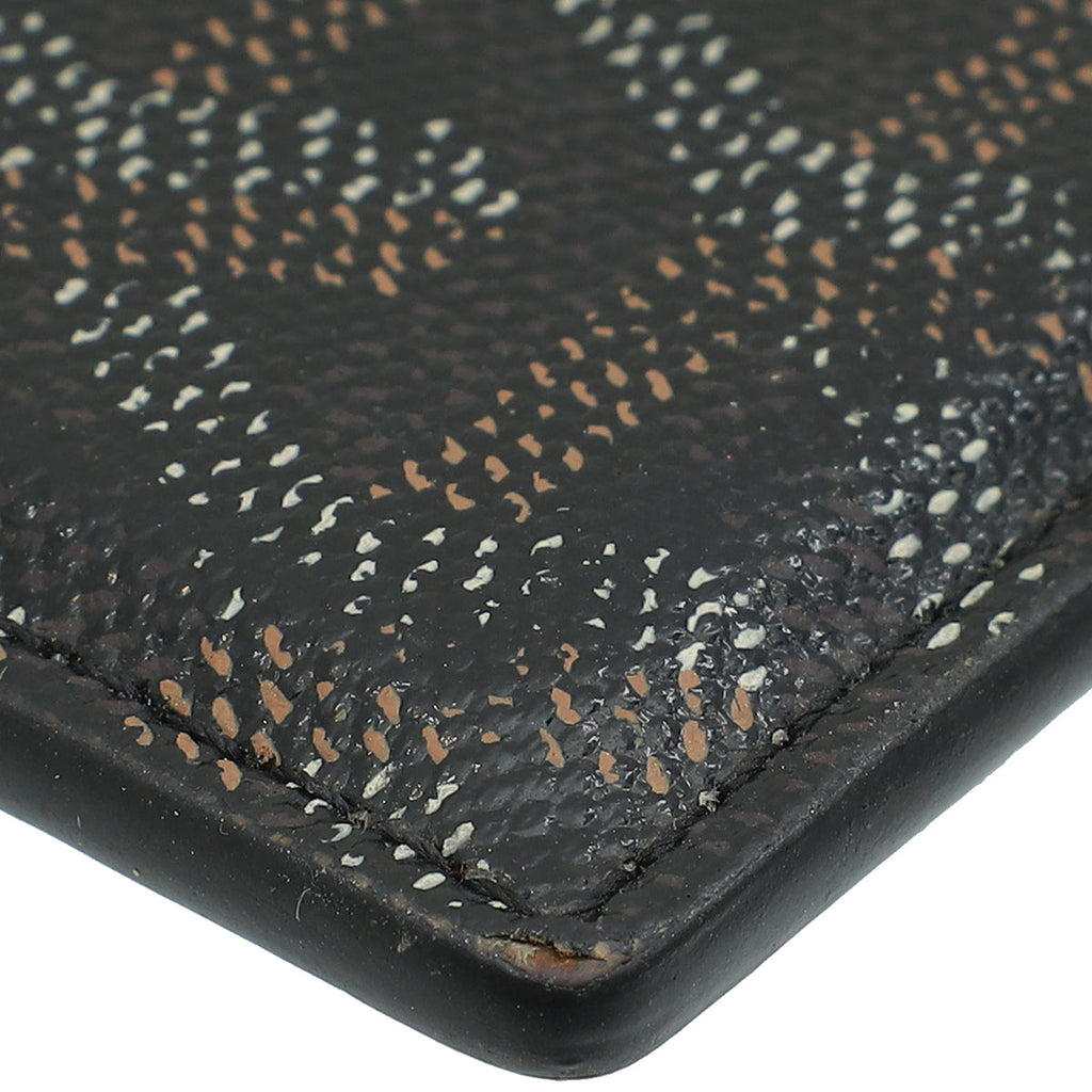 Goyard Black Goyardine Saint Sulpice Card Holder