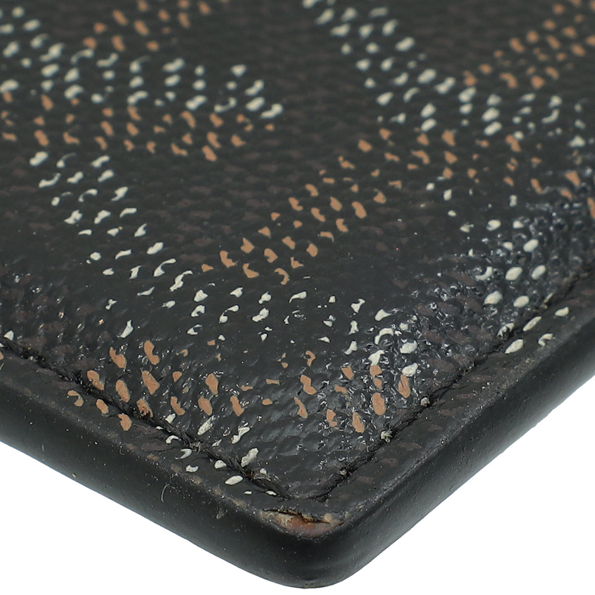 Goyard Black Goyardine Saint Sulpice Card Holder