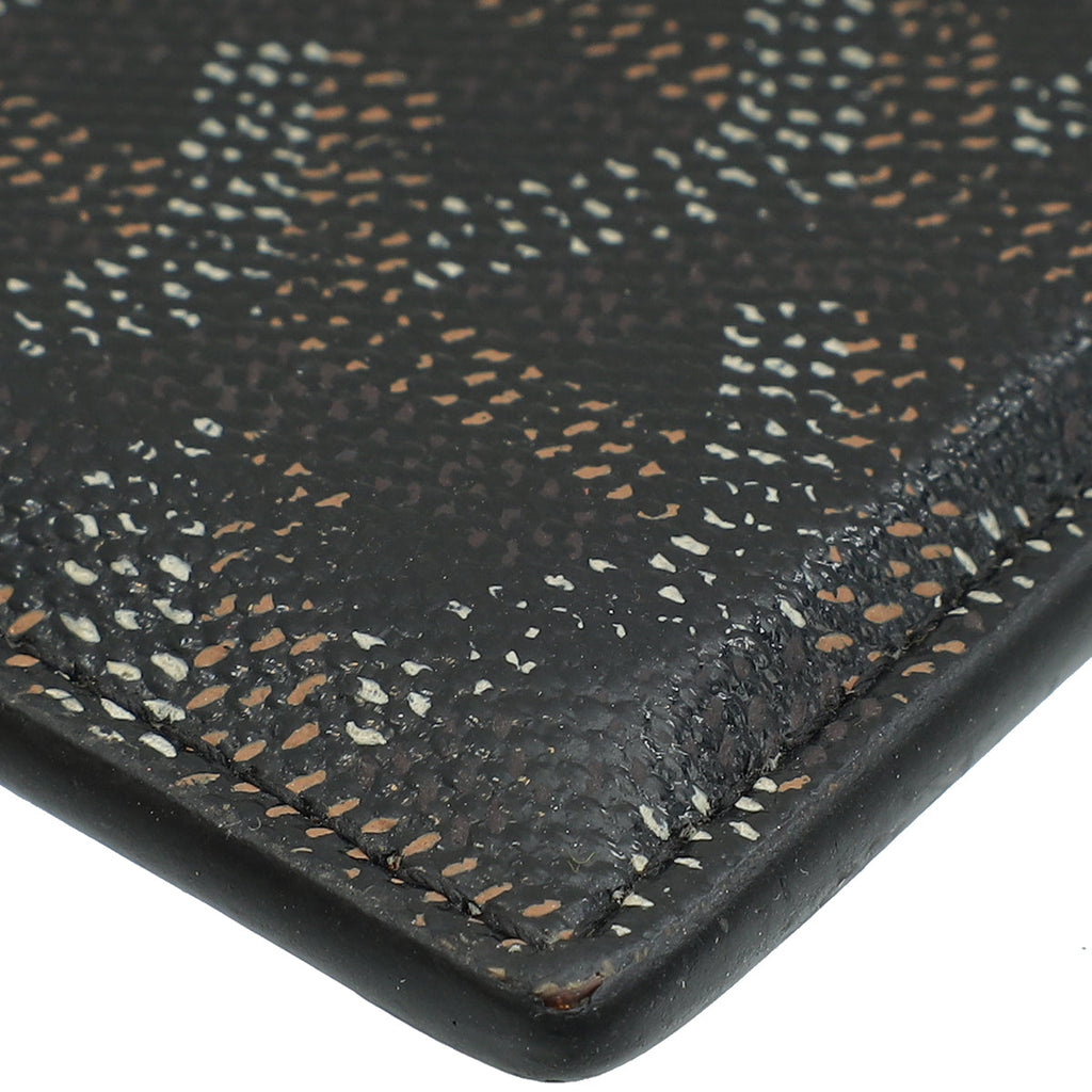 Goyard Black Goyardine Saint Sulpice Card Holder