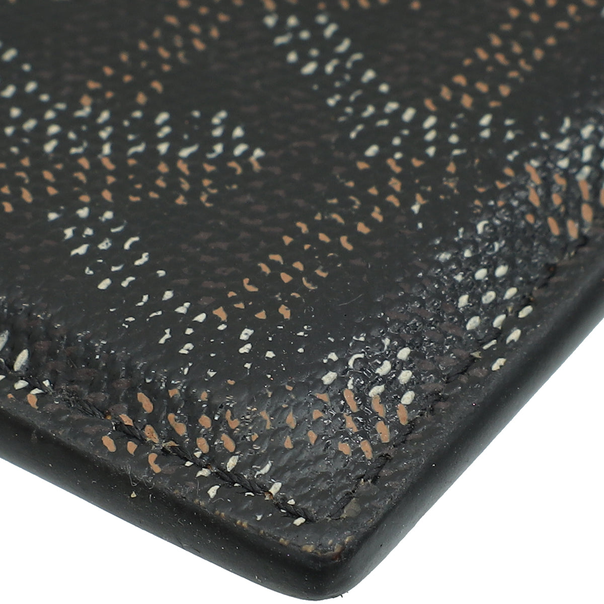 Goyard Black Goyardine Saint Sulpice Card Holder