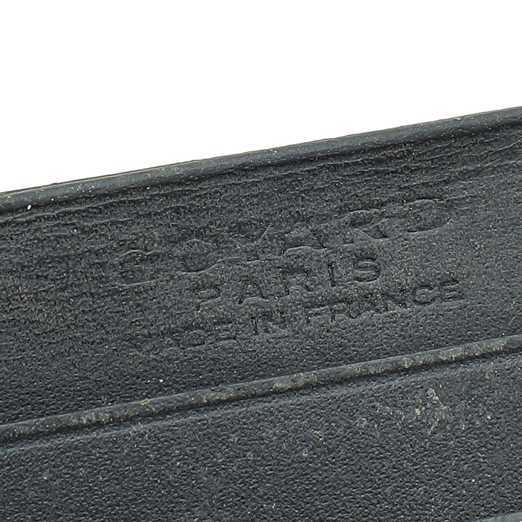 Goyard Black Goyardine Saint Sulpice Card Holder