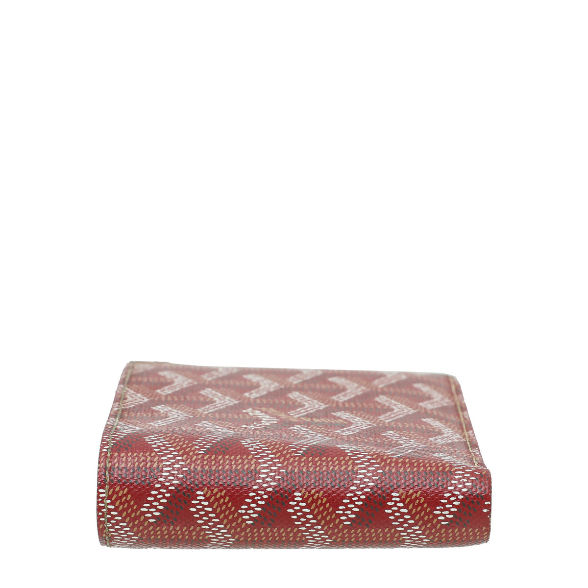 Goyard Red Goyardine Bifold Victoire Wallet