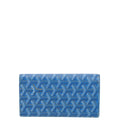 Goyard Blue Goyardine Saint-Lambert Wallet