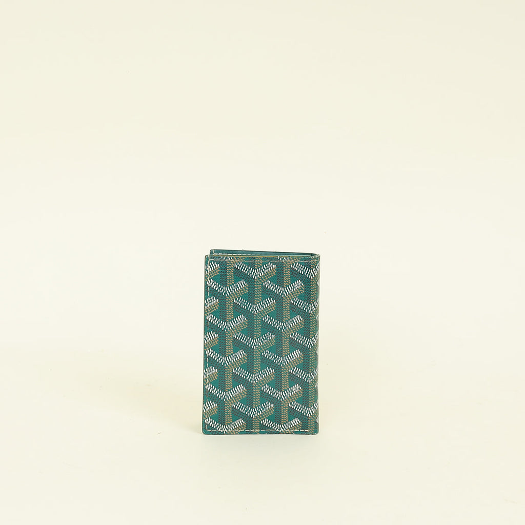 Goyardine Green Saint-Pierre Card Wallet