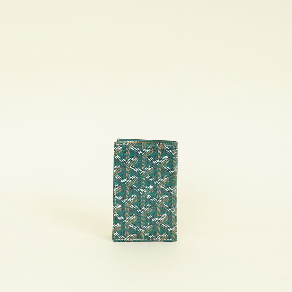 Goyardine Green Saint-Pierre Card Wallet
