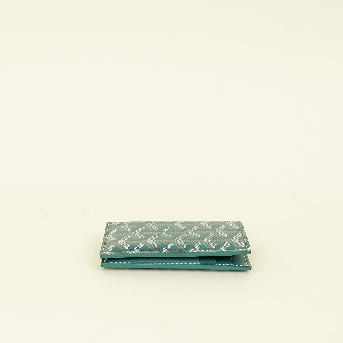 Goyardine Green Saint-Pierre Card Wallet