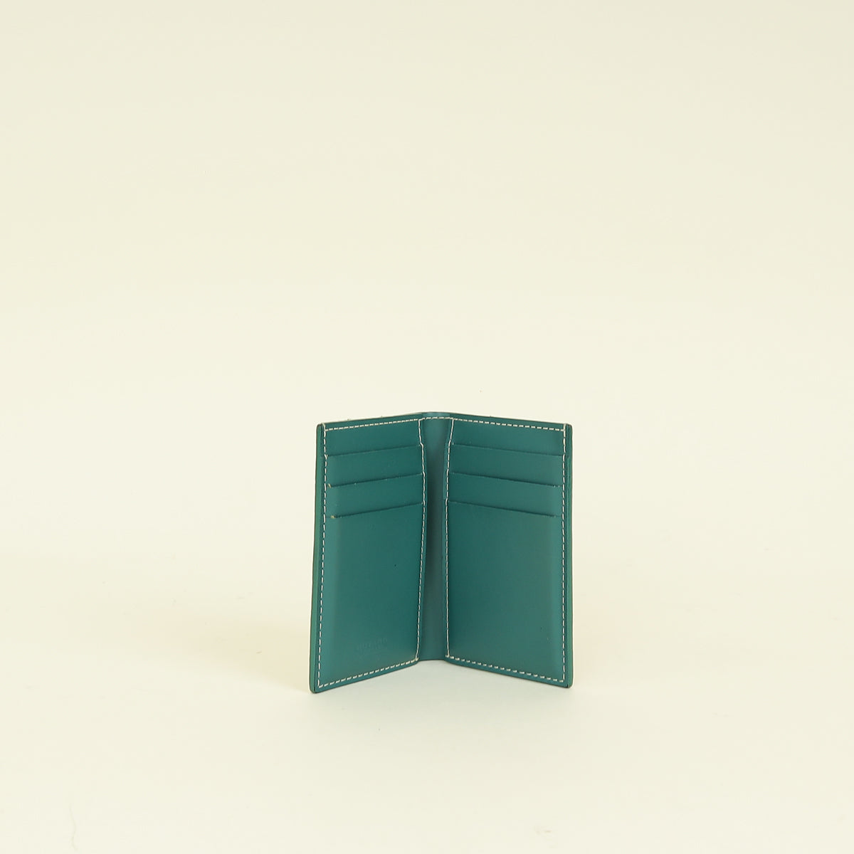 Goyardine Green Saint-Pierre Card Wallet