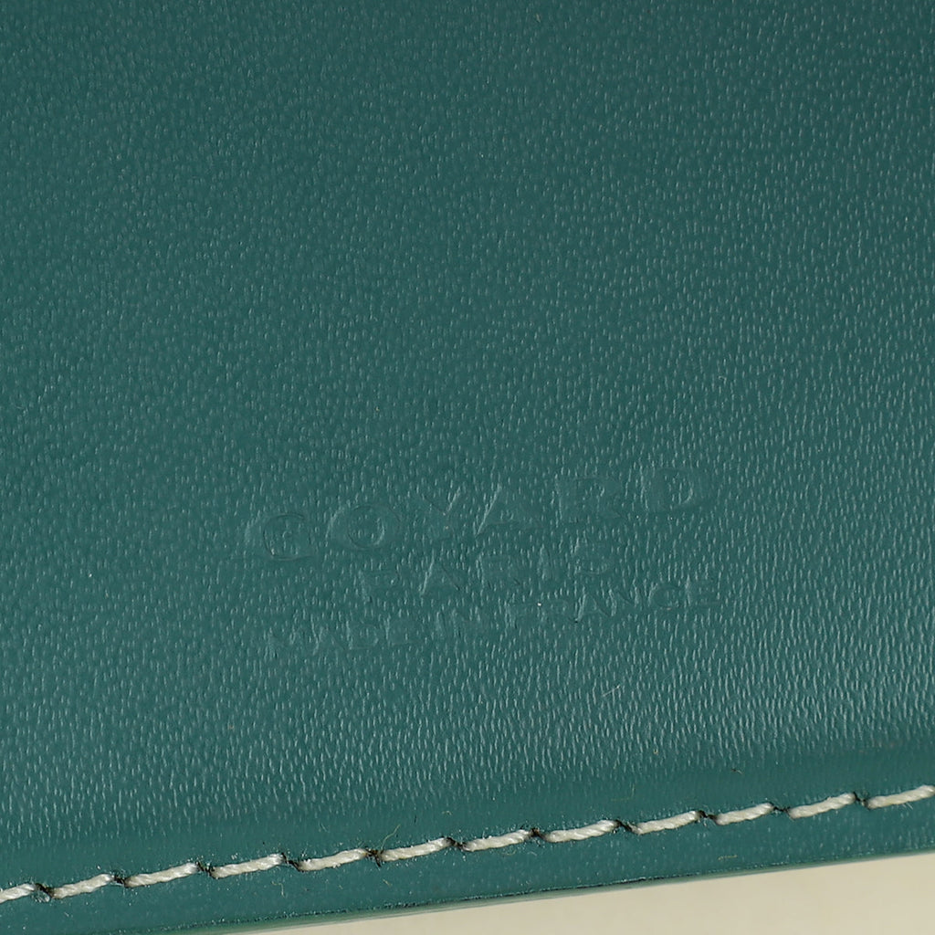 Goyardine Green Saint-Pierre Card Wallet