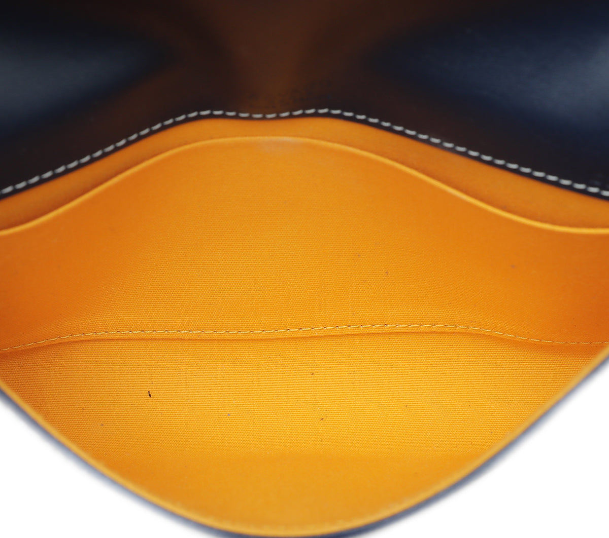 Goyard Navy Blue Goyardine Monte Carlo Mini Wrist Pouch