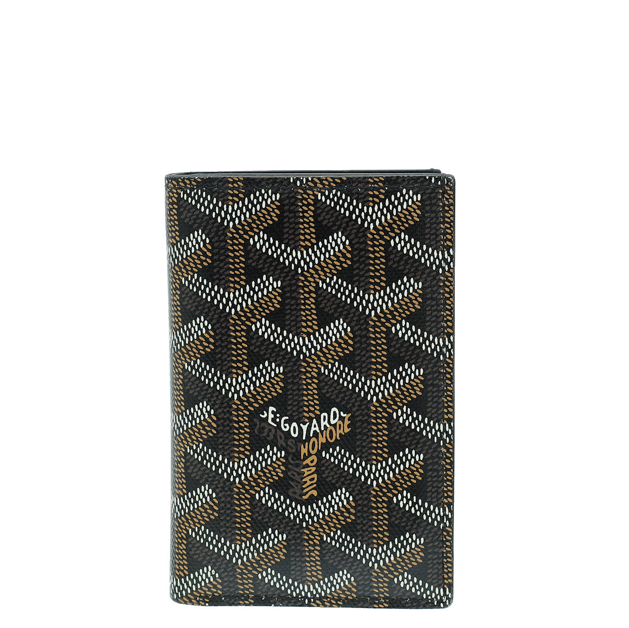 Goyard Black Goyardine Saint-Pierre Card Wallet