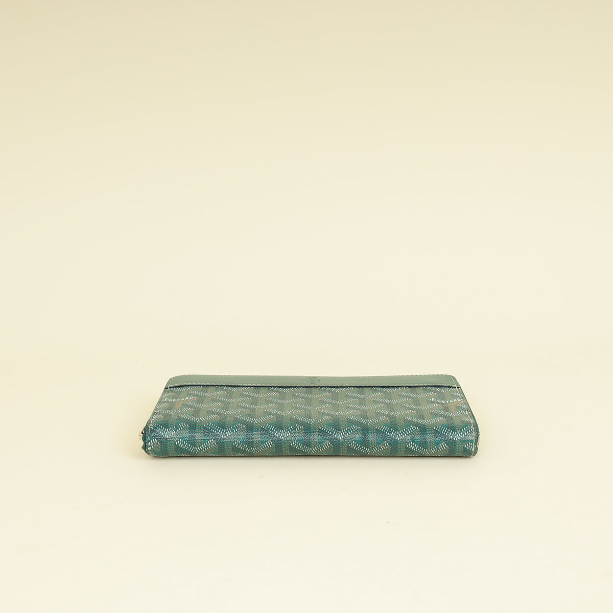 Goyard Green Goyardine Matignon Zippy GM Wallet