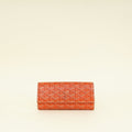 Goyard Orange Goyardine Varenne Continental Wallet