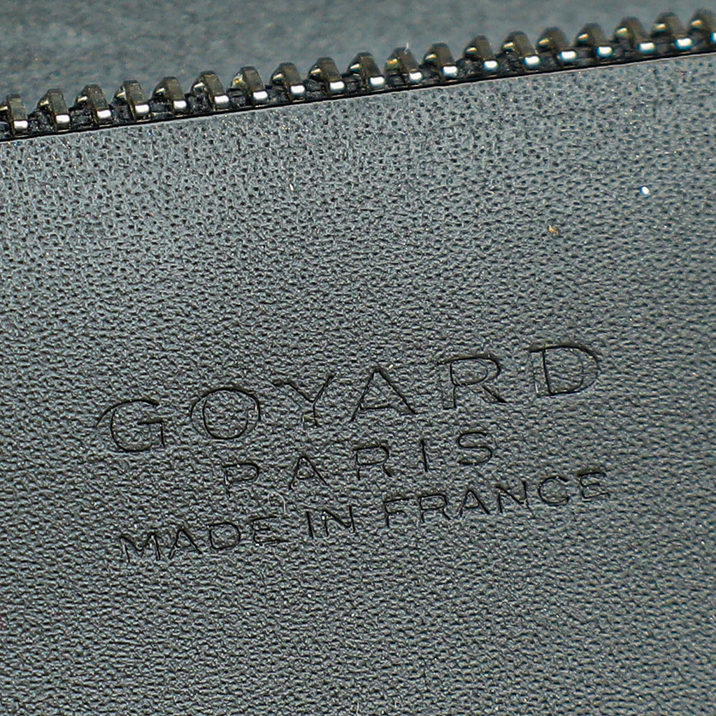 Goyard Black Goyardine Richelieu Continental Wallet