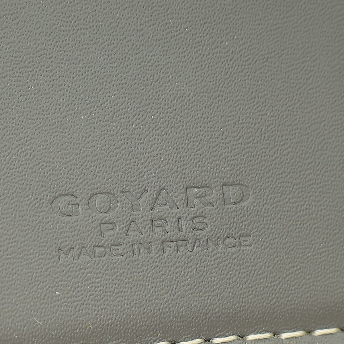 Goyard Gray Goyardine Saint Pierre Card Holder W/ Leopard Paint