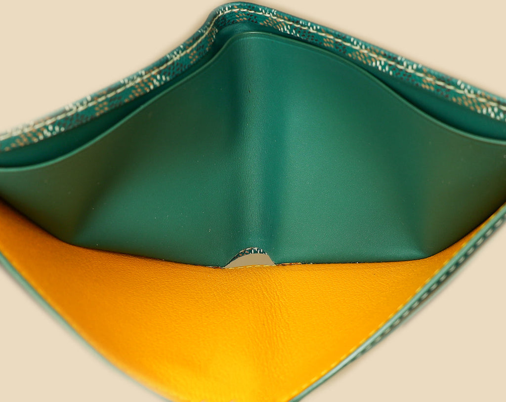 Goyard Green Goyardine Victoire Wallet