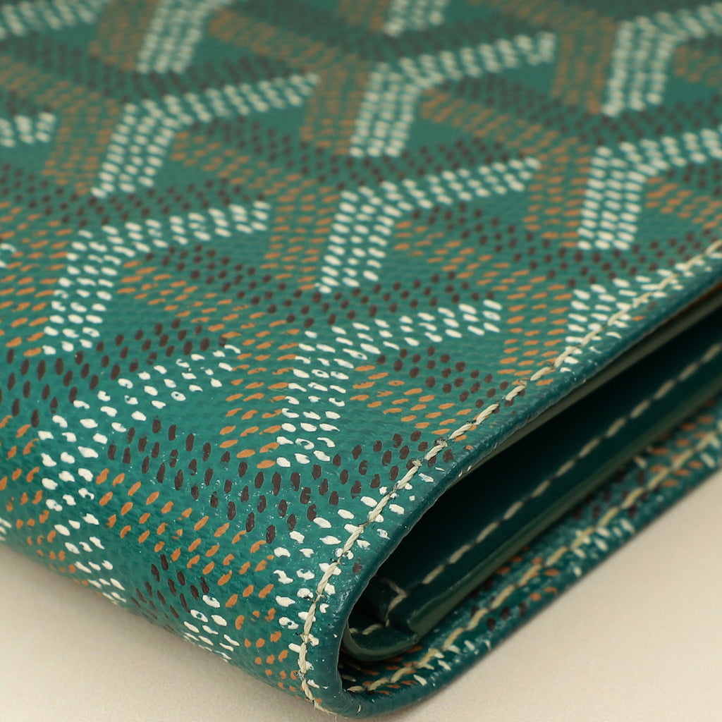 Goyard Green Goyardine Victoire Wallet