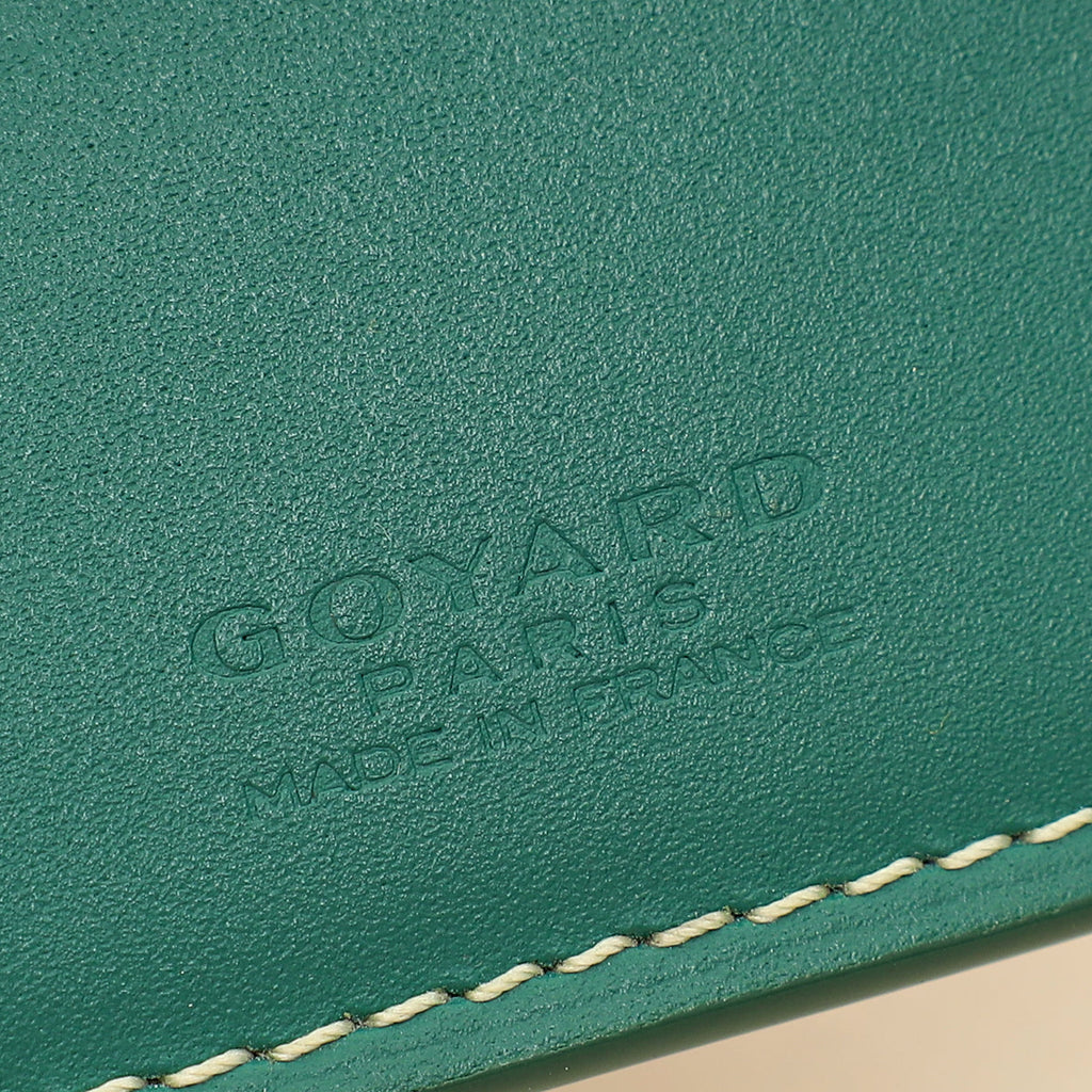 Goyard Green Goyardine Victoire Wallet