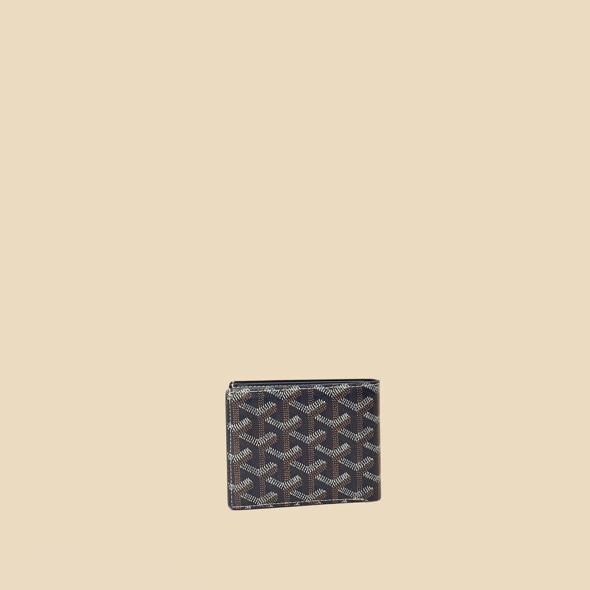 Goyard Navy Goyardine Victoire Wallet