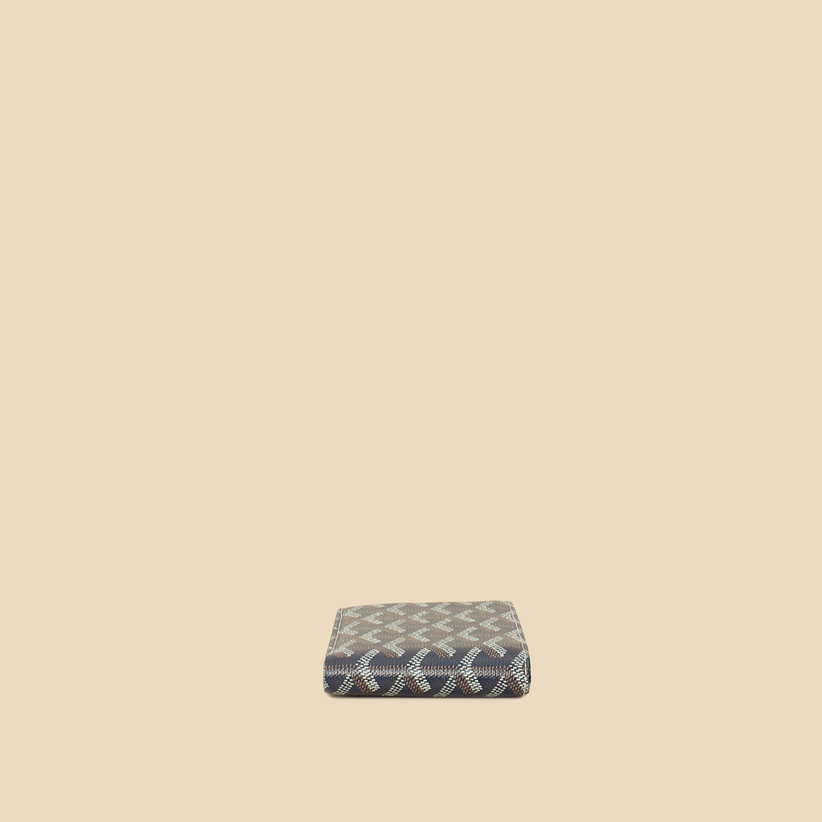 Goyard Navy Goyardine Victoire Wallet