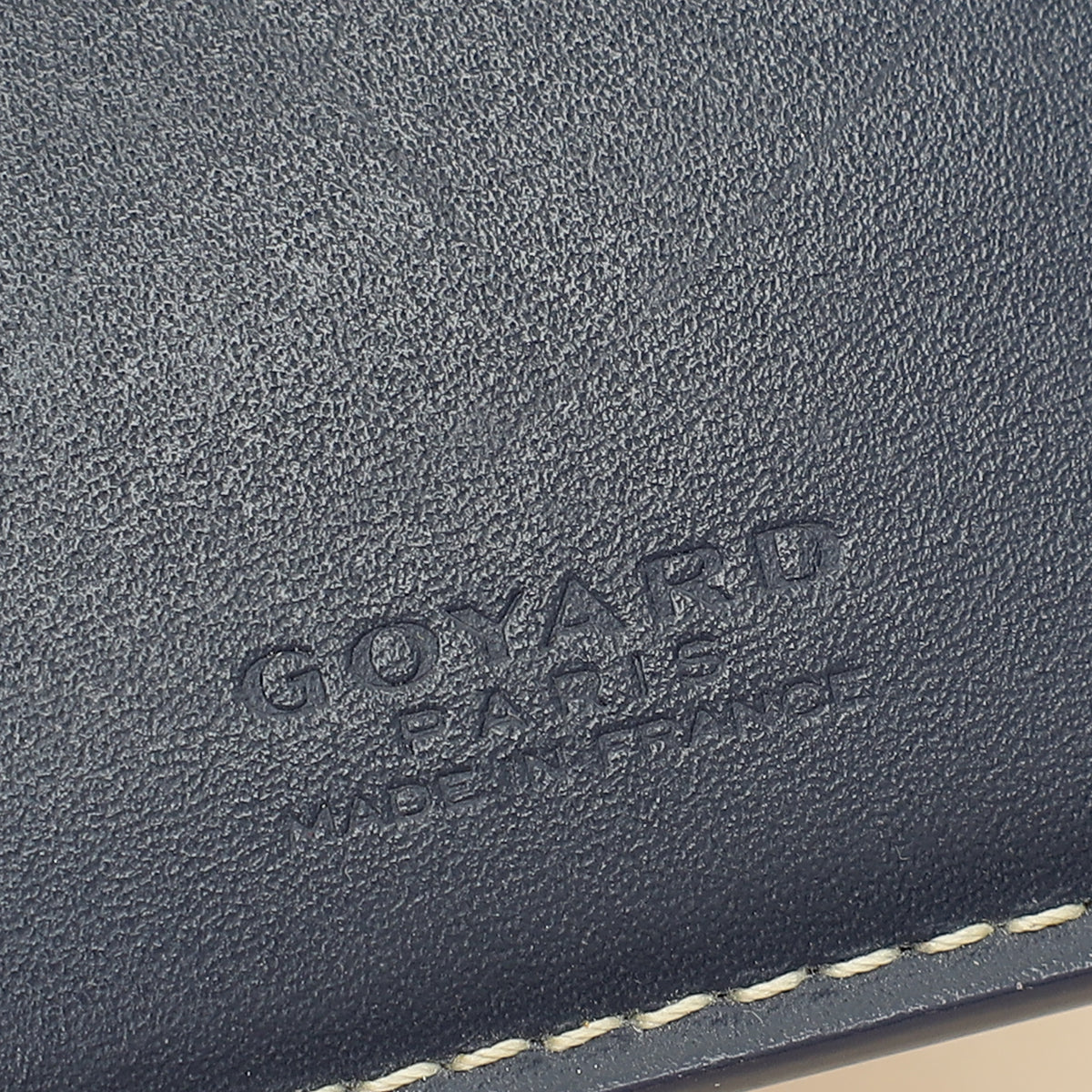 Goyard Navy Goyardine Victoire Wallet