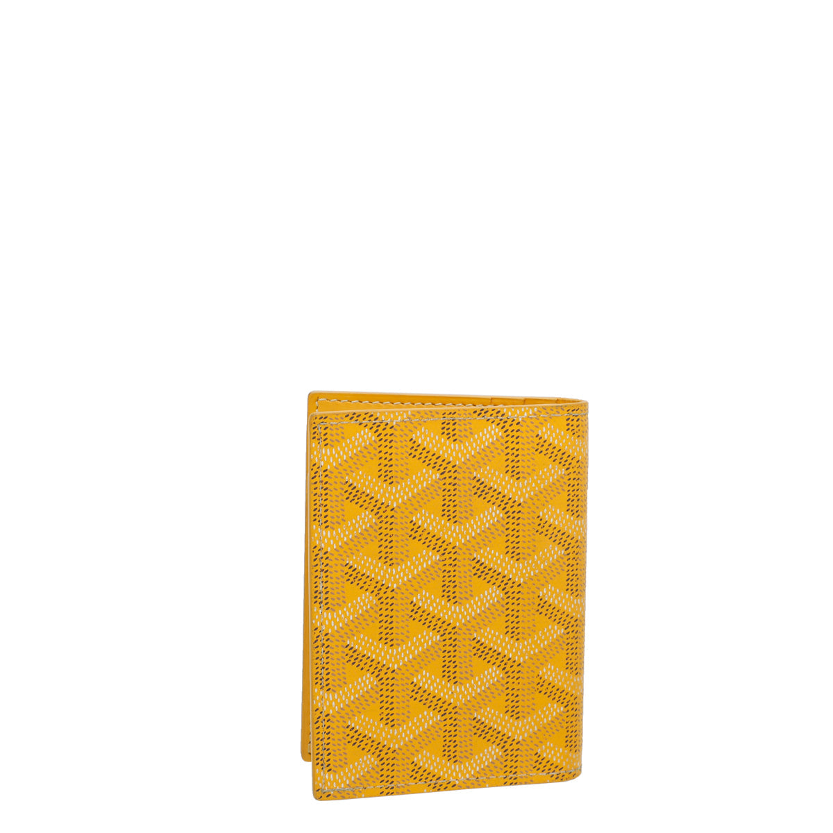 Goyard Yellow Goyardine Saint Marc Card Wallet