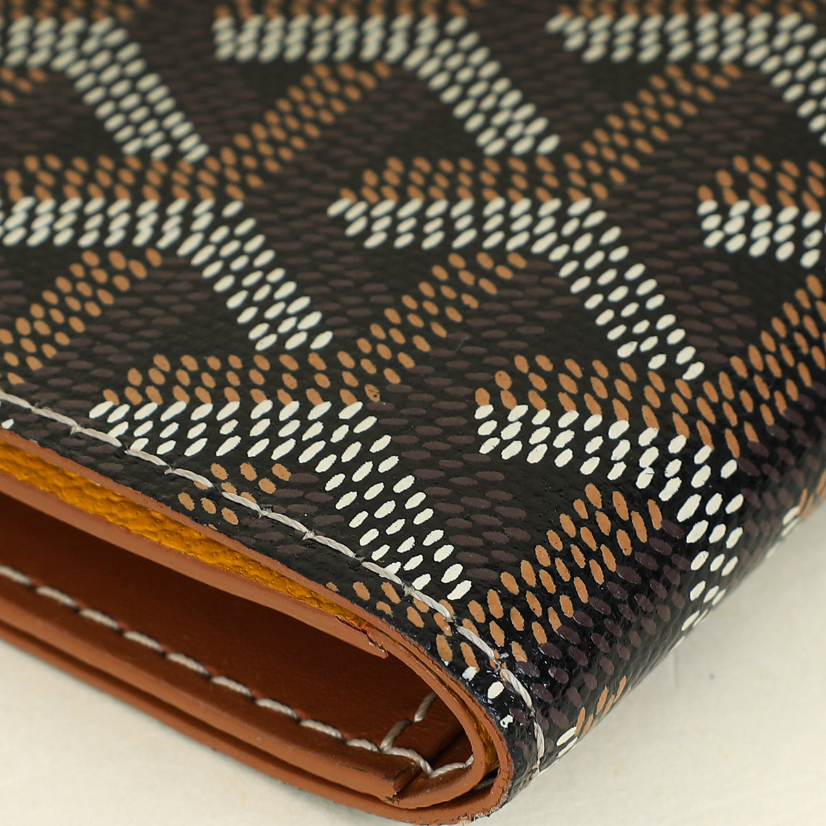 Goyard Bicolor Goyardine Saint Pierre Card Holder