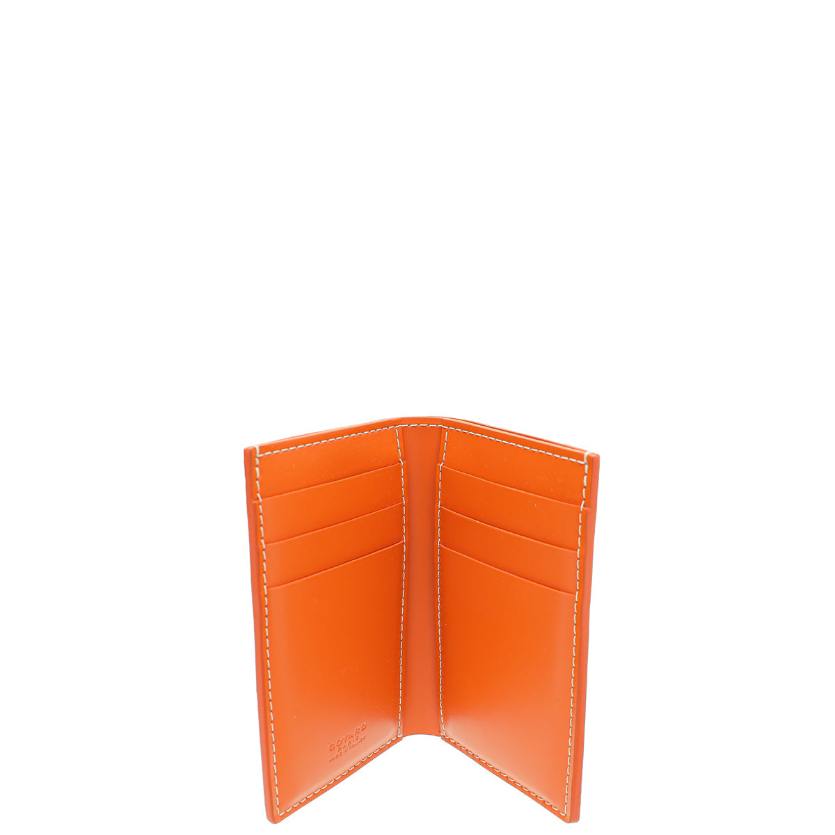 Goyard Orange Goyardine Saint Pierre Wallet