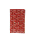 Goyard Red Goyardine Saint-Pierre Card Wallet