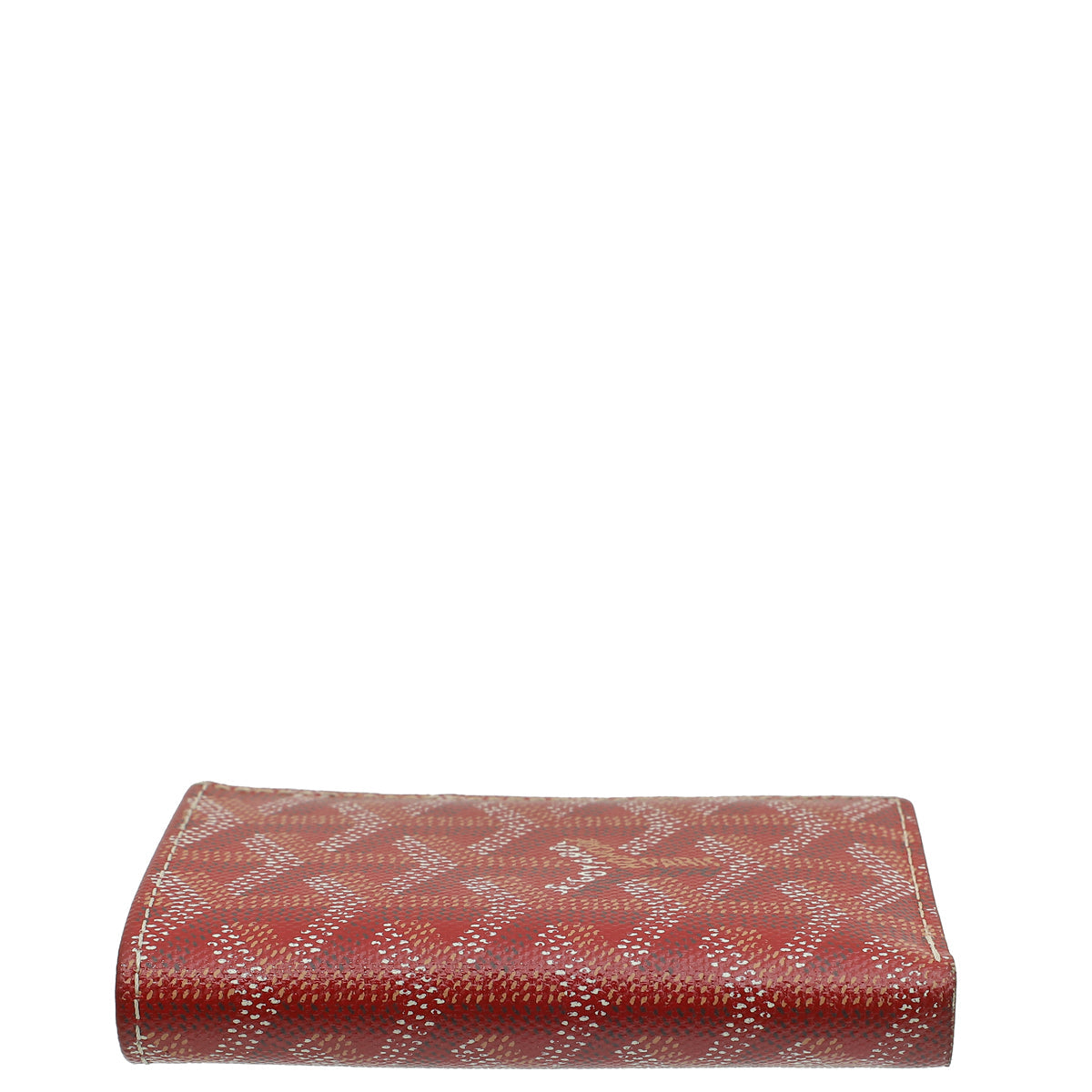 Goyard Red Goyardine Saint-Pierre Card Wallet