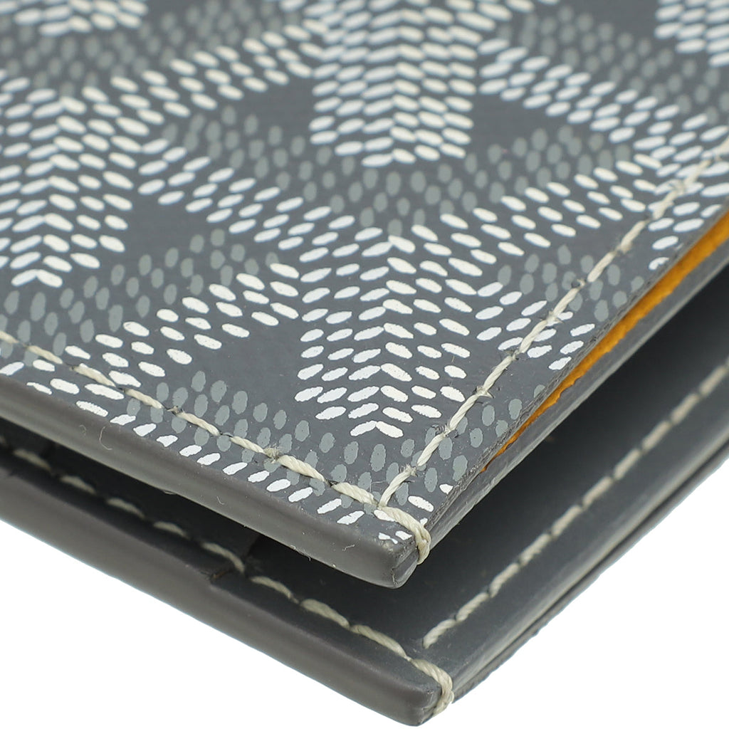 Goyard Grey Goyardine Saint Pierre Card Wallet