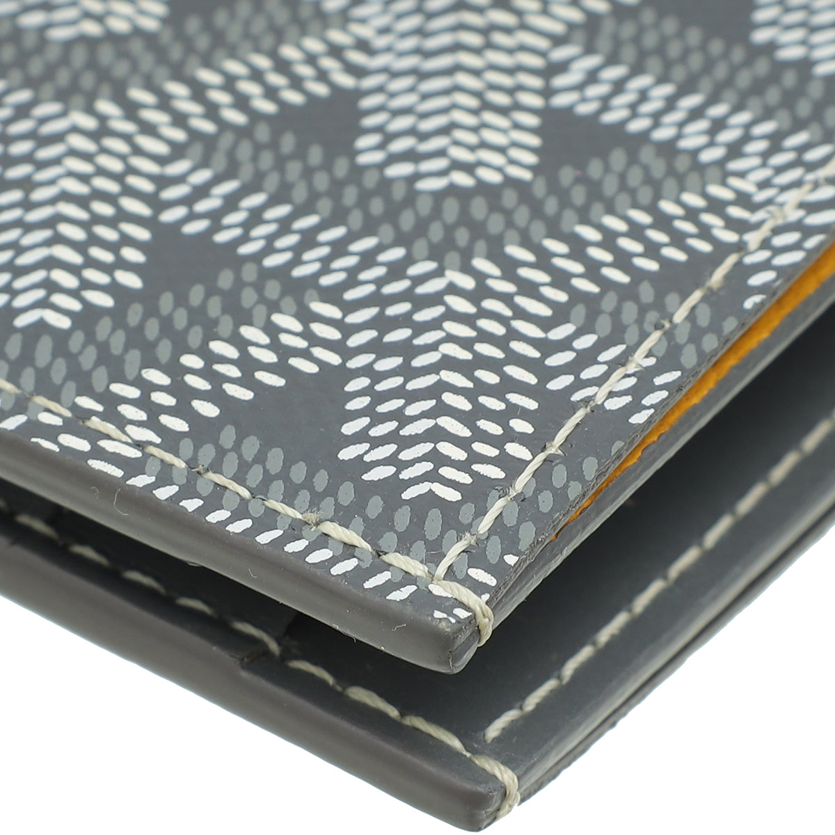 Goyard Grey Goyardine Saint Pierre Card Wallet
