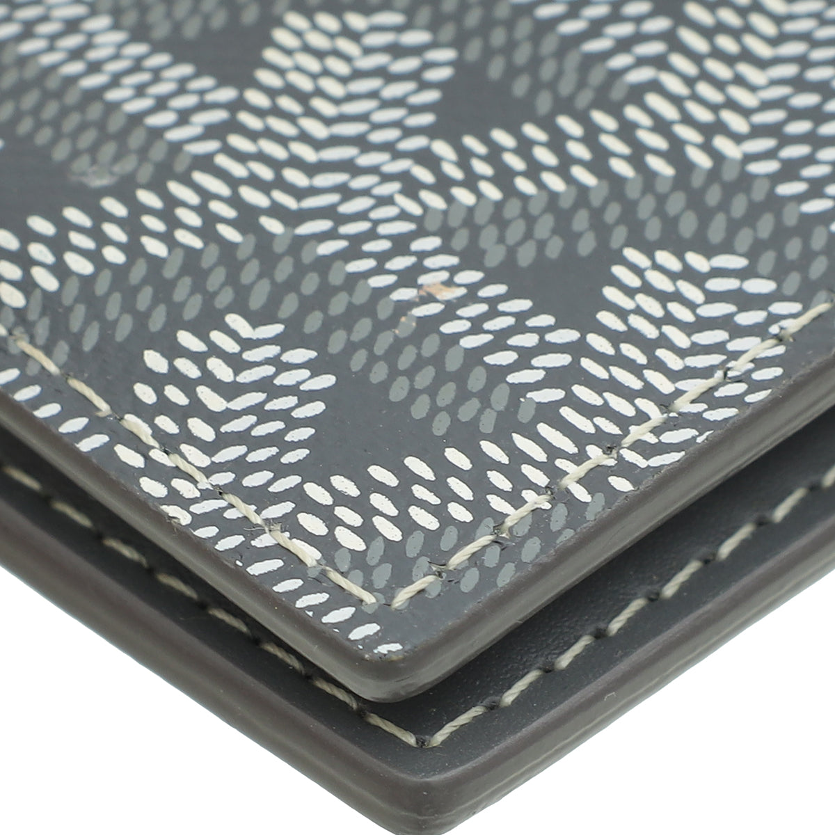 Goyard Grey Goyardine Saint Pierre Card Wallet
