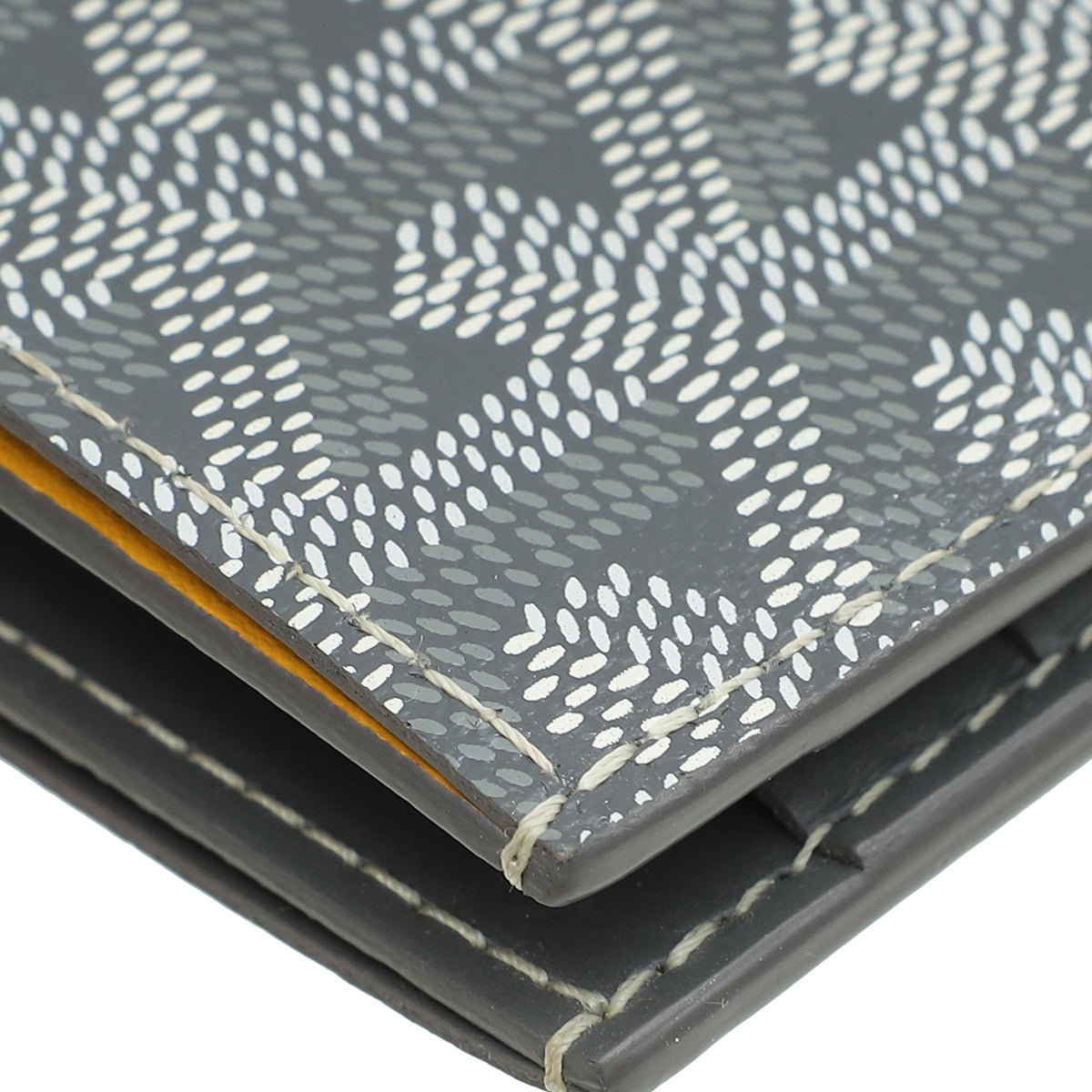Goyard Grey Goyardine Saint Pierre Card Wallet