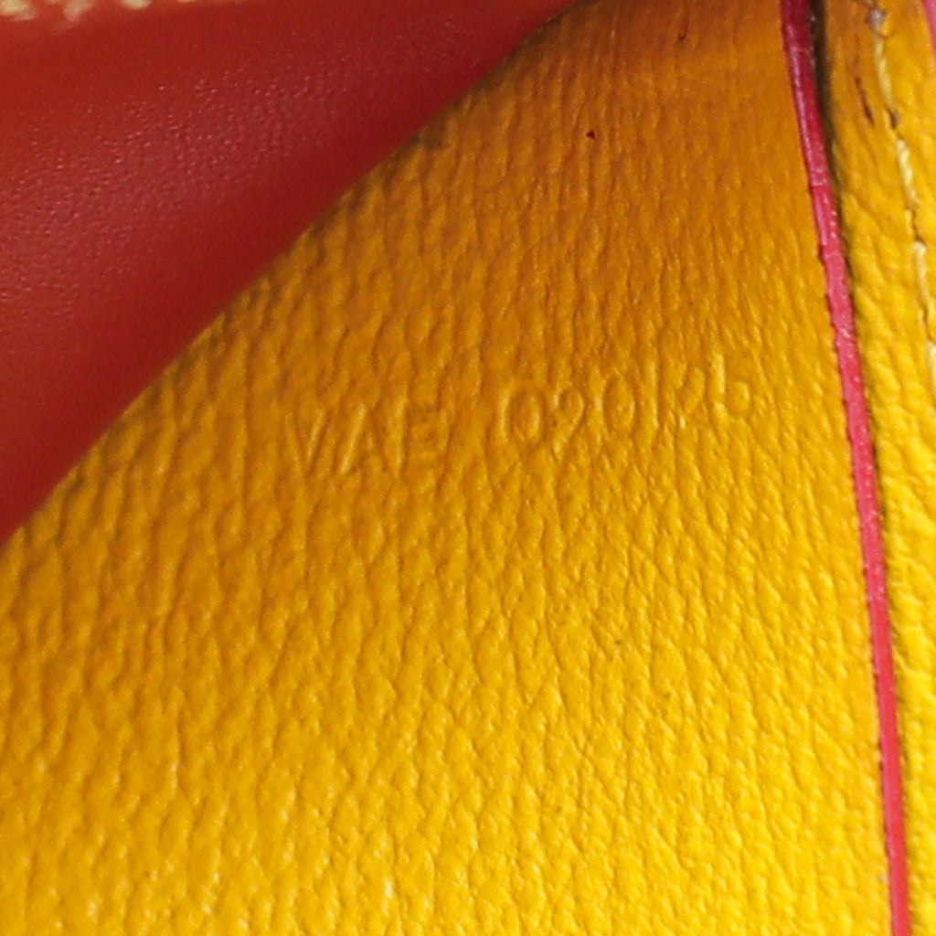 Goyard Red Goyardine Bifold Victoire Wallet