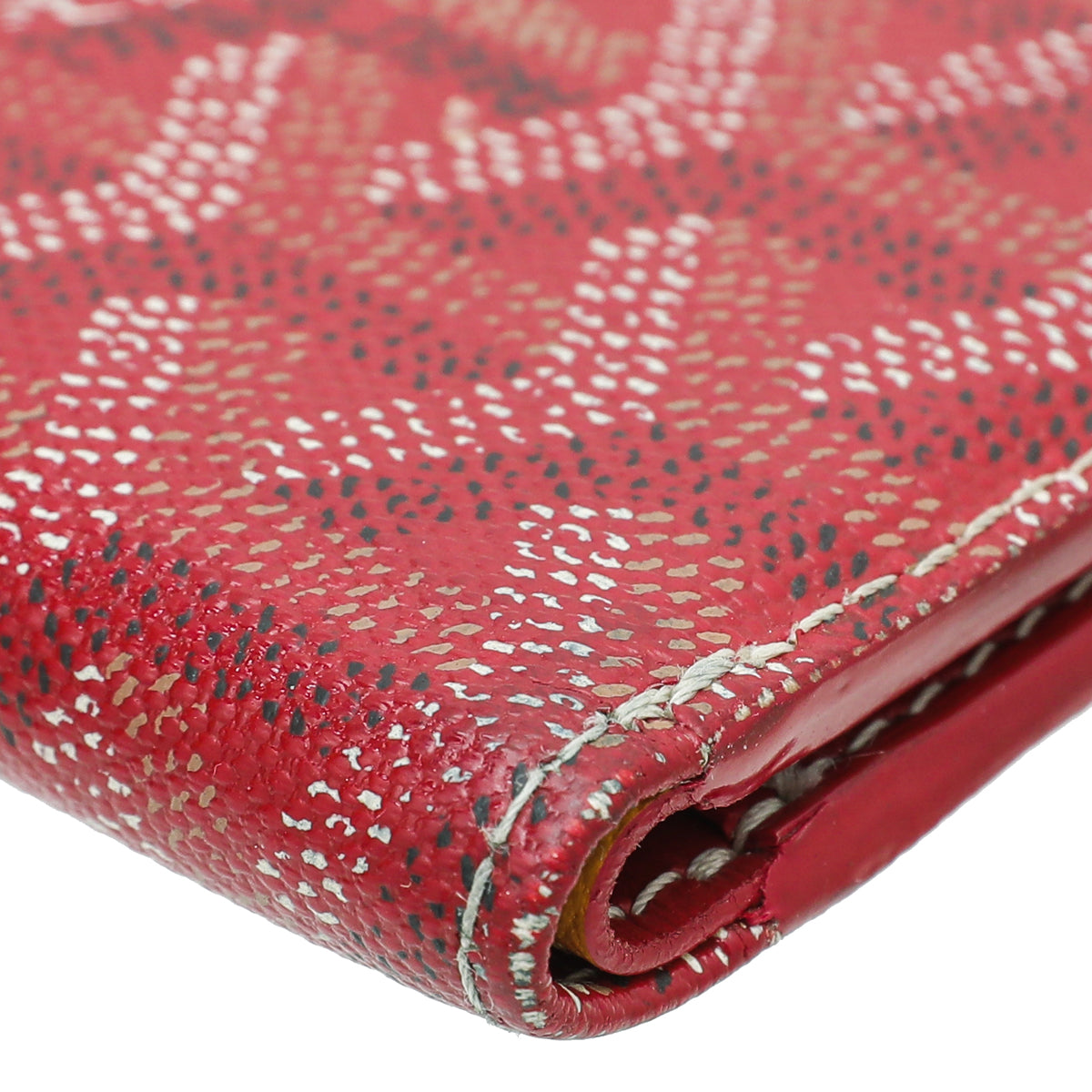 Goyard Red Goyardine Bifold Victoire Wallet