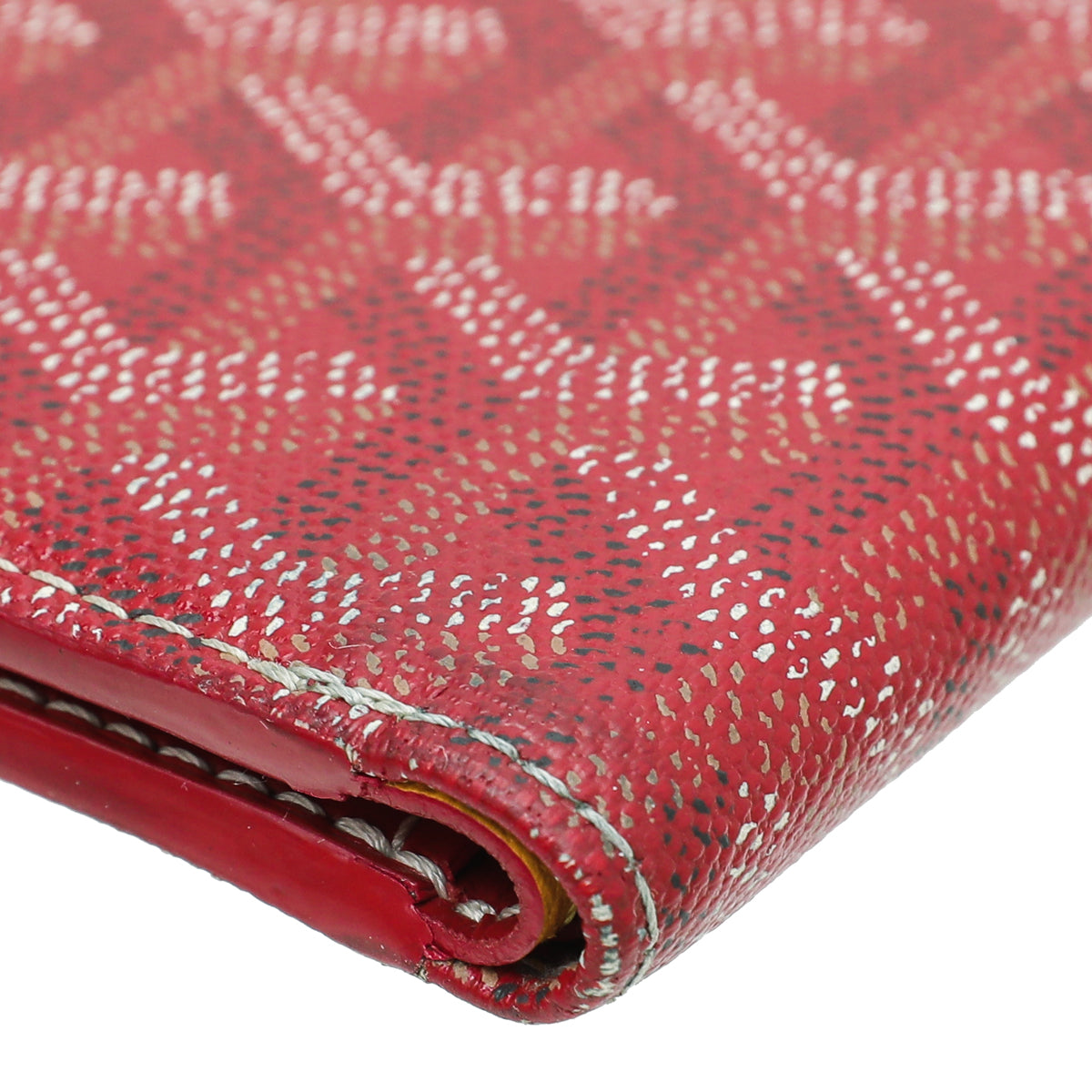 Goyard Red Goyardine Bifold Victoire Wallet
