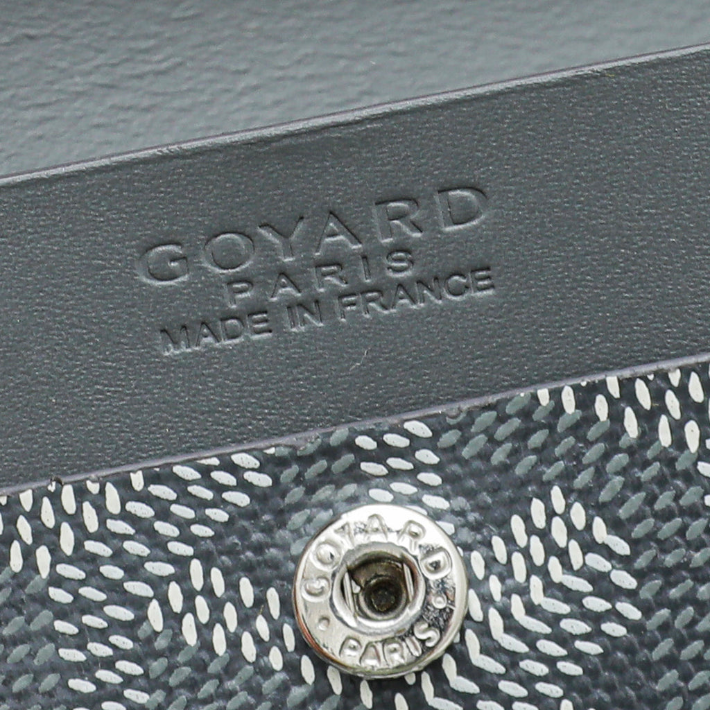 Goyard Grey Goyardine Marigny Wallet