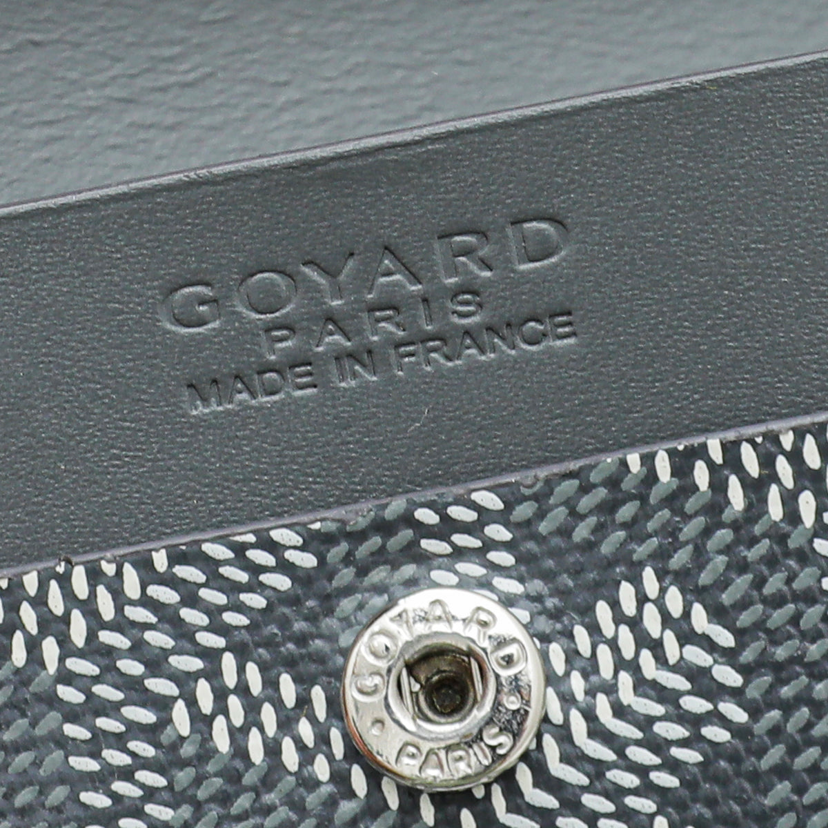 Goyard Grey Goyardine Marigny Wallet