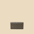 Goyard Black Goyardine Richelieu Continental Wallet