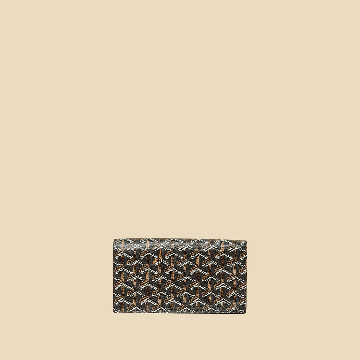 Goyard Black Goyardine Richelieu Continental Wallet